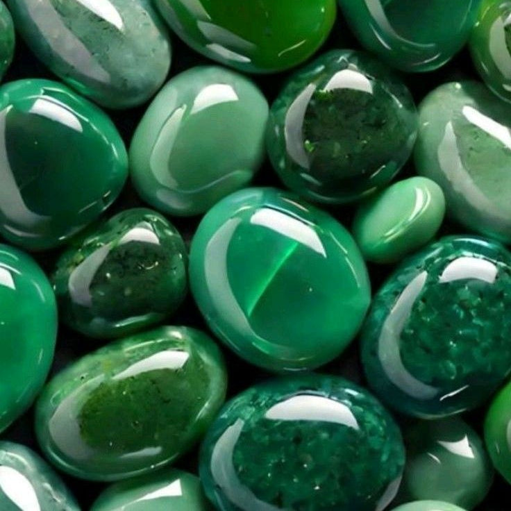 Tasbih Bracelet - Green Agate - 99 Beads (6 mm)