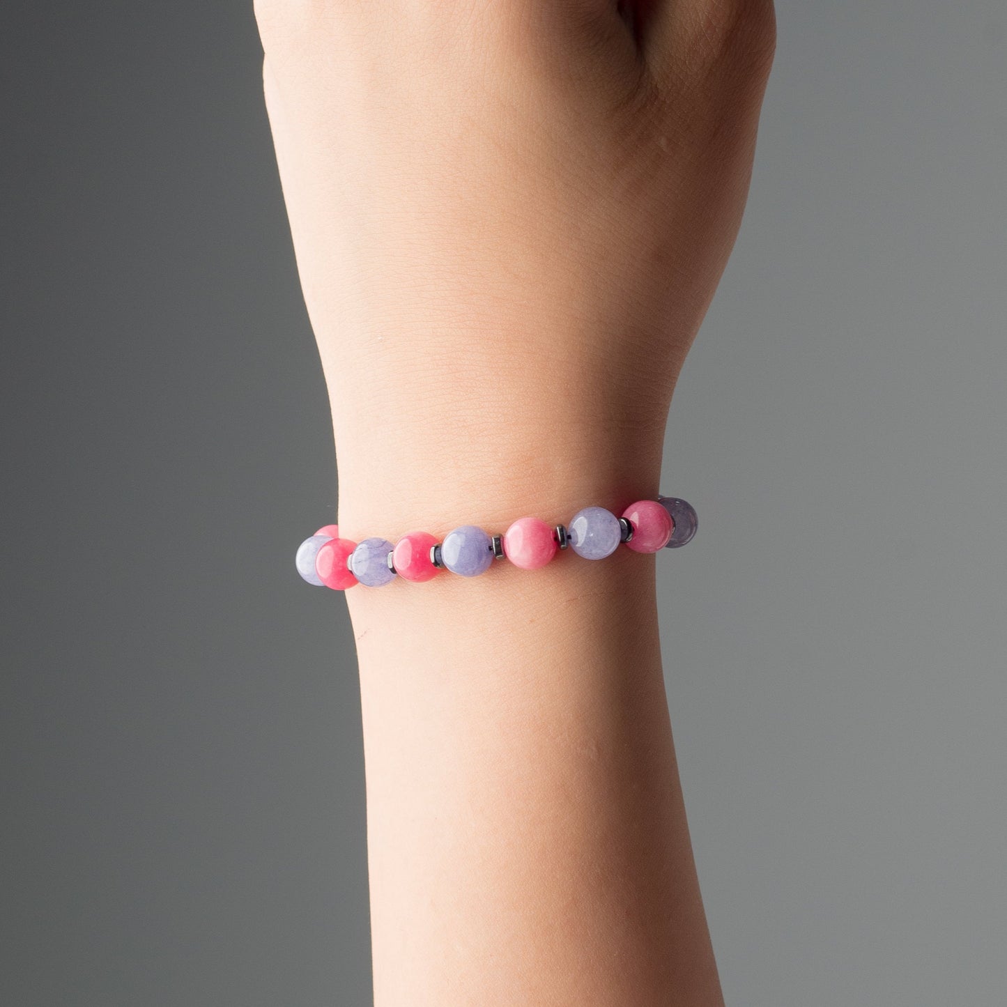 Jade - Hematite Bracelet - (8 mm)