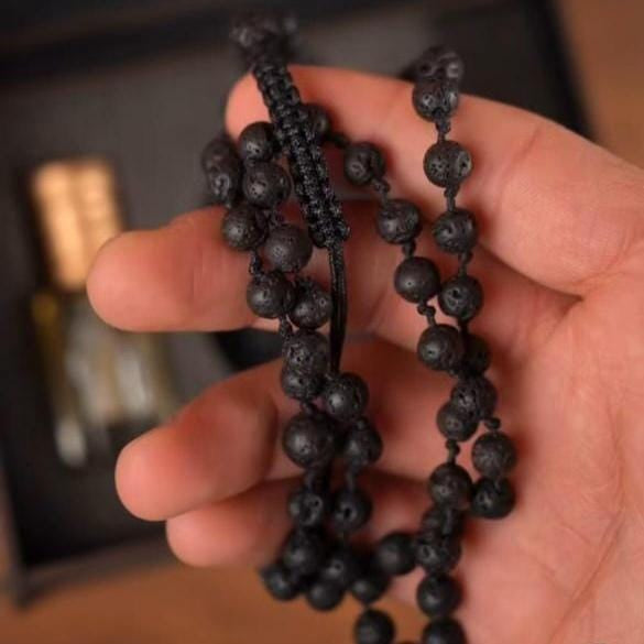 Tasbih Bracelet - Lava - 99 Beads (6mm)