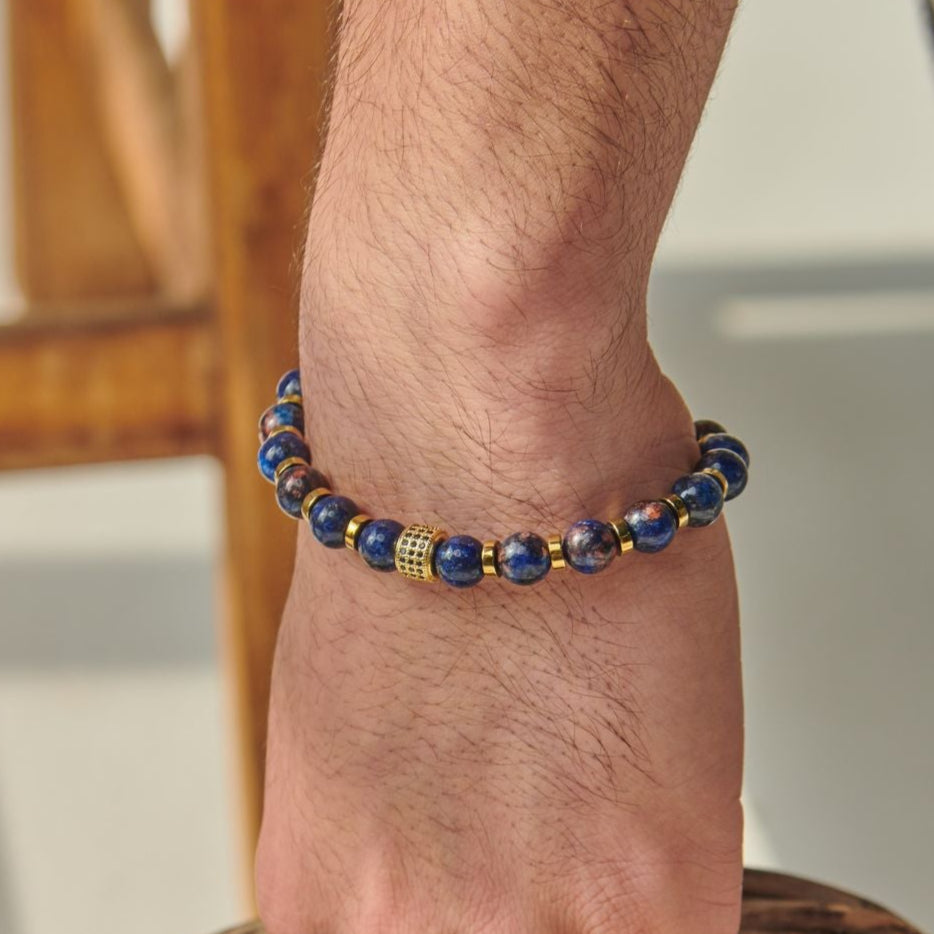 Jasper - Hematite Bracelet - (8 mm)