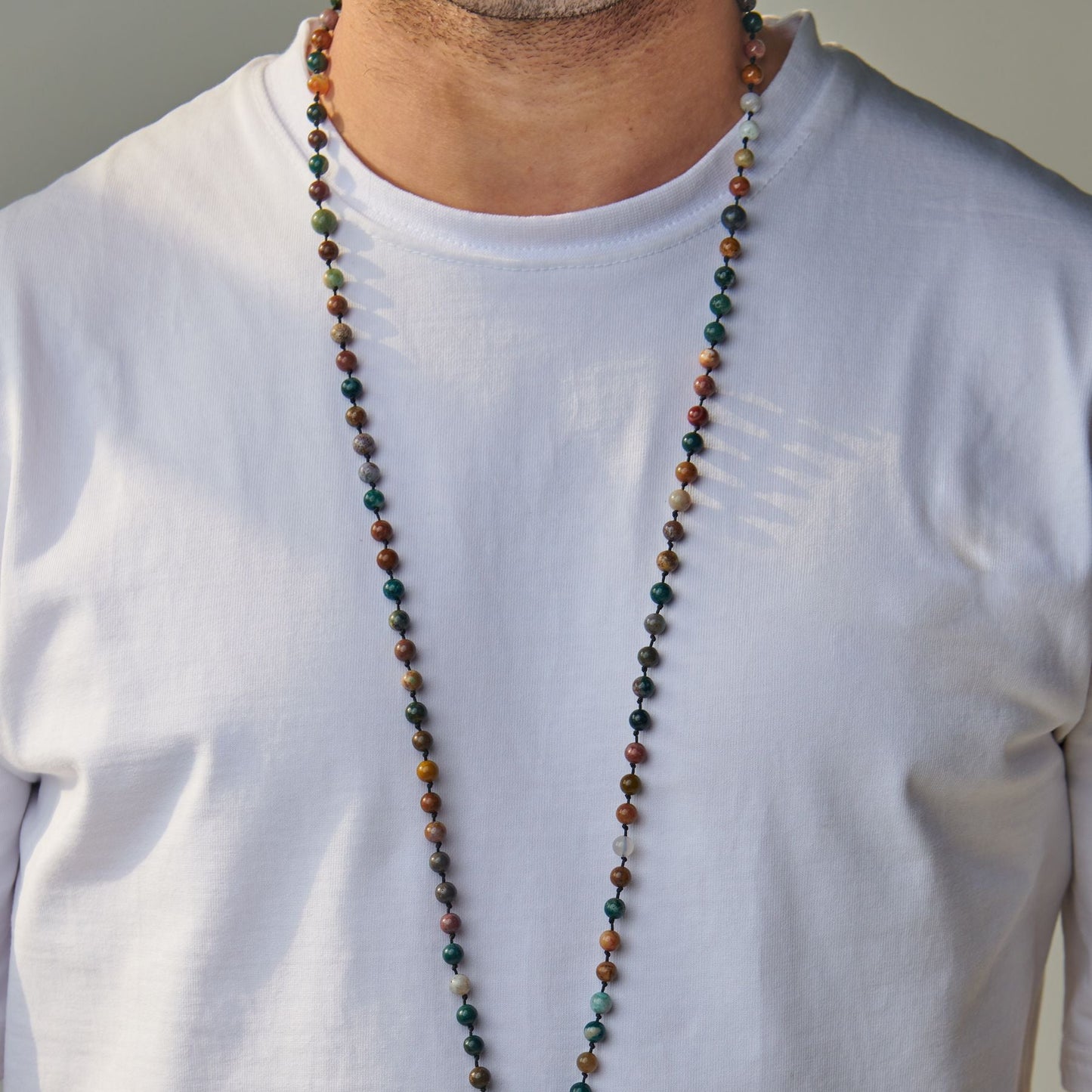 Rosary Bracelet - Agate Moses - 99 Beads (6mm