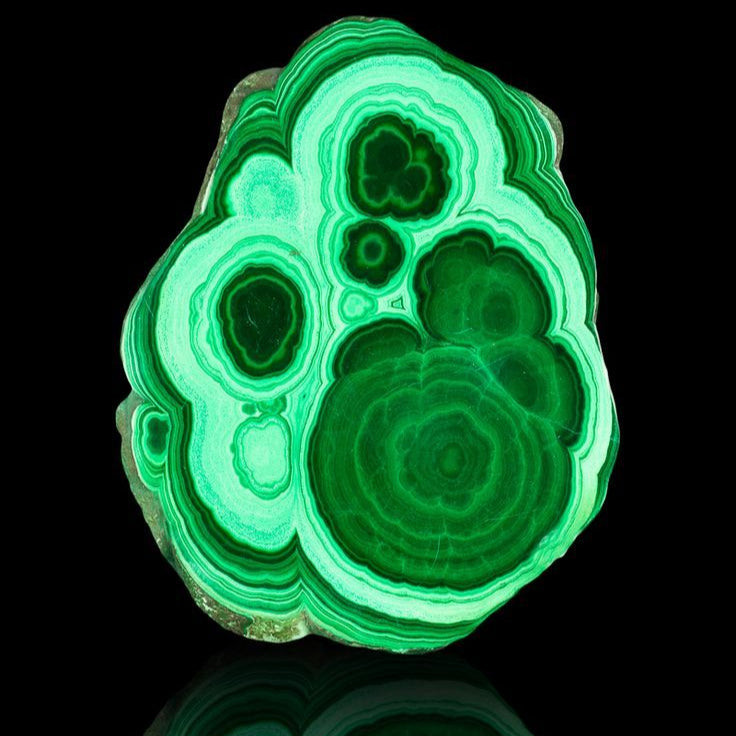 Malachite Stone Bracelet - (6 m.m )