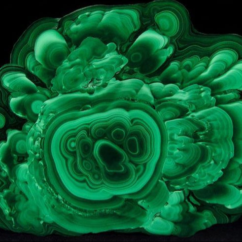 Malachite Stone Bracelet - (6 m.m )