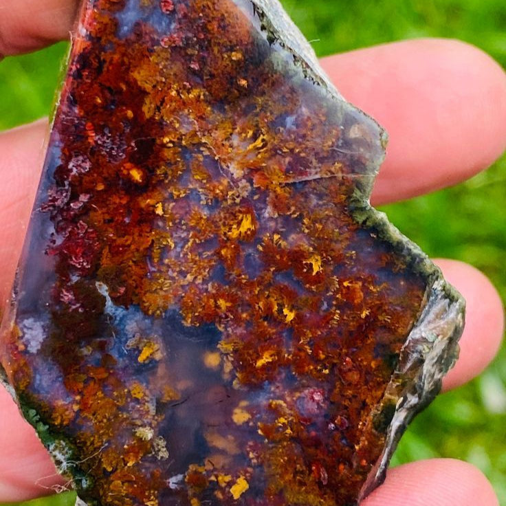 Mossy Agate Bracelet - (6 m.m )