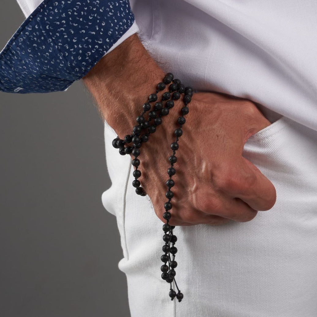 Tasbih Bracelet - Lava - 99 Beads (6mm)