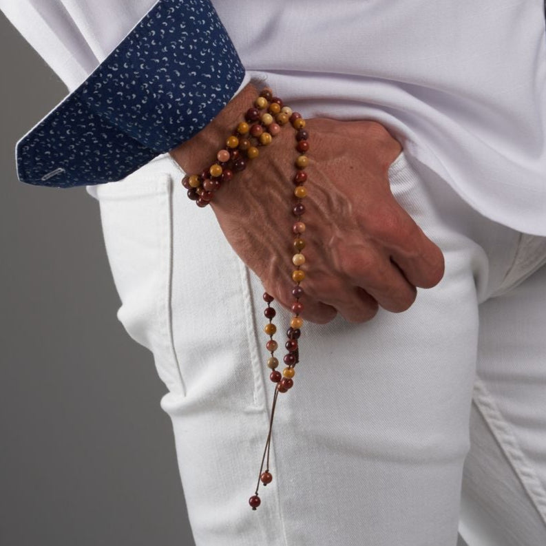Tasbih Bracelet - Mokaite - 99 Beads (6mm)