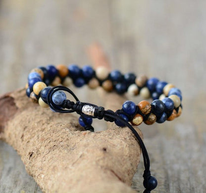 Sodalite - African Jasper Bracelet - ( 6 m.m )