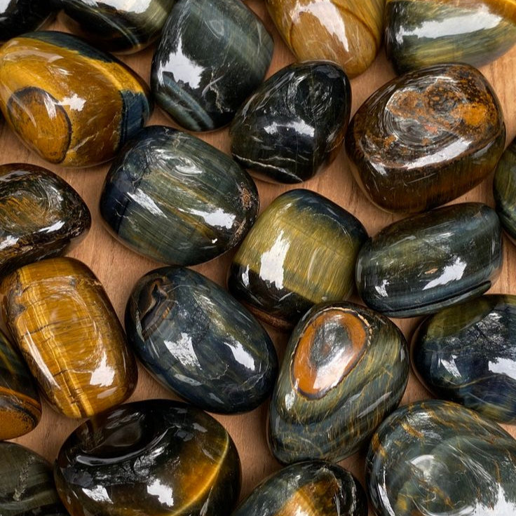 Tiger Eye - Hematite Bracelet - (8 mm)