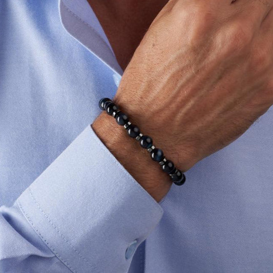 Tiger Eye - Hematite Bracelet - (8 mm)