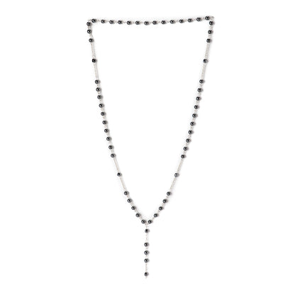 Hematite - Necklace - Sterling Silver ( 6mm )
