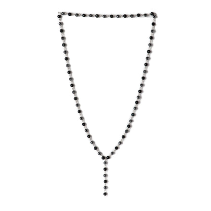 Tiger Eye - Necklace - Sterling Silver ( 6mm )