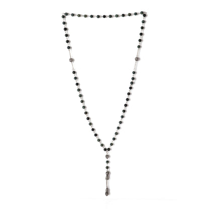 African Jasber - Necklace - Sterling Silver ( 6mm )