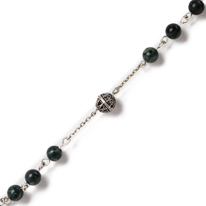 African Jasber - Necklace - Sterling Silver ( 6mm )