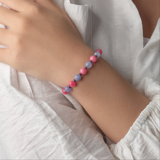 Jade - Hematite Bracelet - (8 mm)