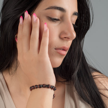 Tiger Eye - Hematite Bracelet - (8 mm)