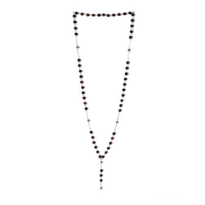 Tiger Eye - Necklace - Sterling Silver ( 6mm )