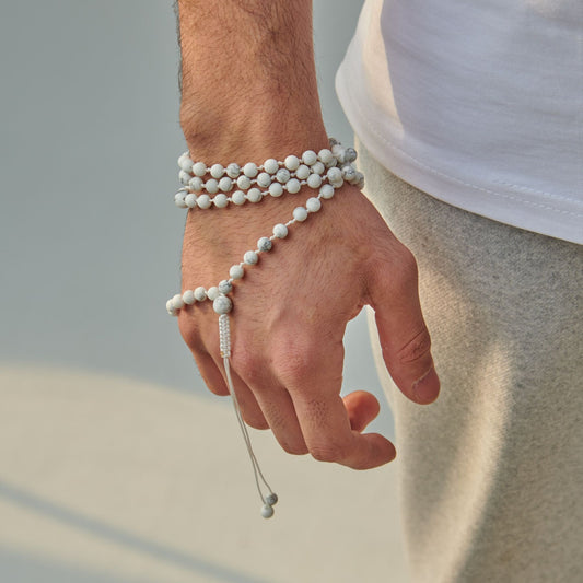 Tasbih Bracelet - Howlite - 99 Beads (6mm)
