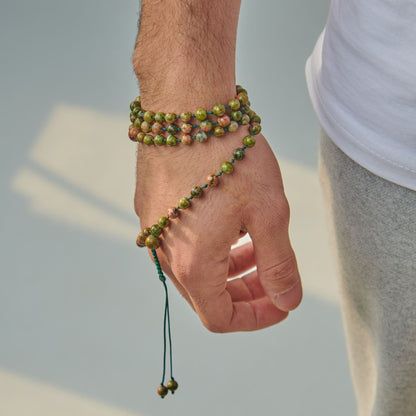 Tasbih Bracelet - African Jasper - 99 Beads (6mm)
