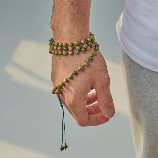 Tasbih Bracelet - African Jasper - 99 Beads (6mm)