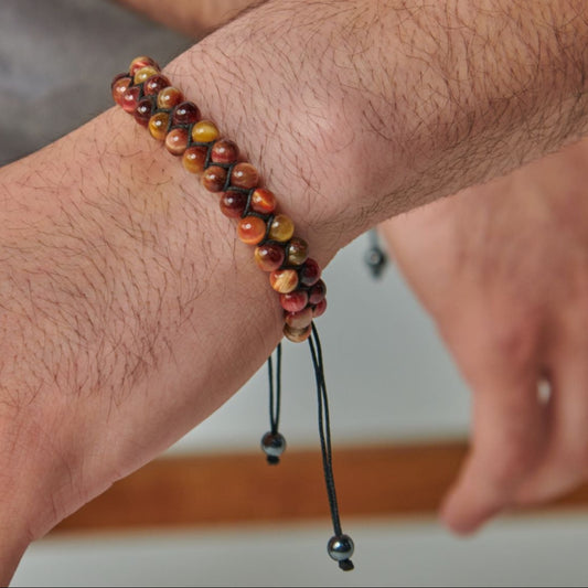 Tiger's Eye Stone Bracelet - (6 m.m )
