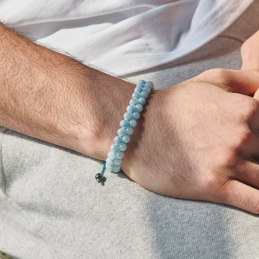 Aquamarine Bracelet - (6 m.m )