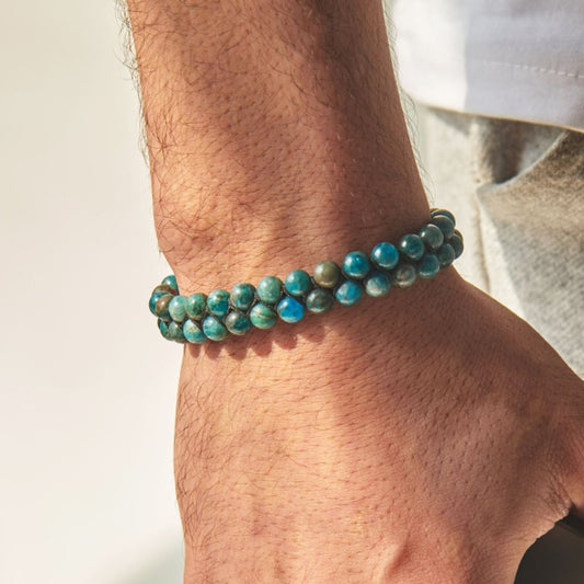 Apatite Bracelet - (6 m.m )