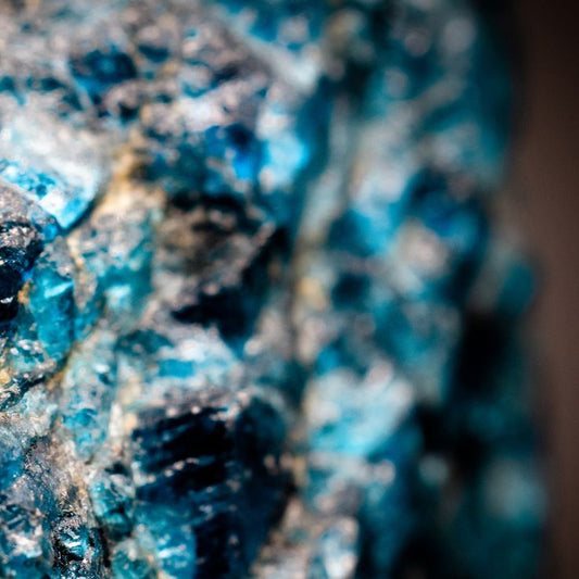 Apatite - Hematite Bracelet -  (8 mm)