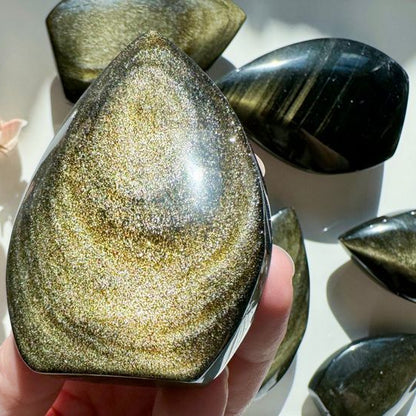 Golden Obsidian - Hematite Bracelet - (8 mm)