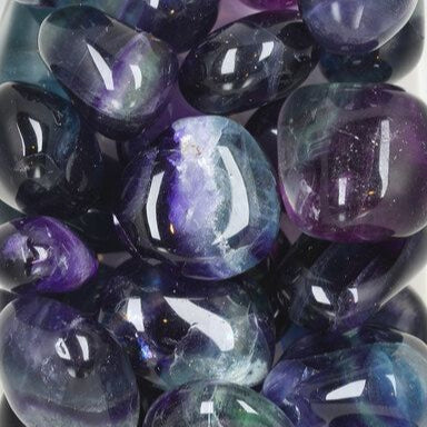 Fluorite - Hematite Bracelet - (8 m.m )