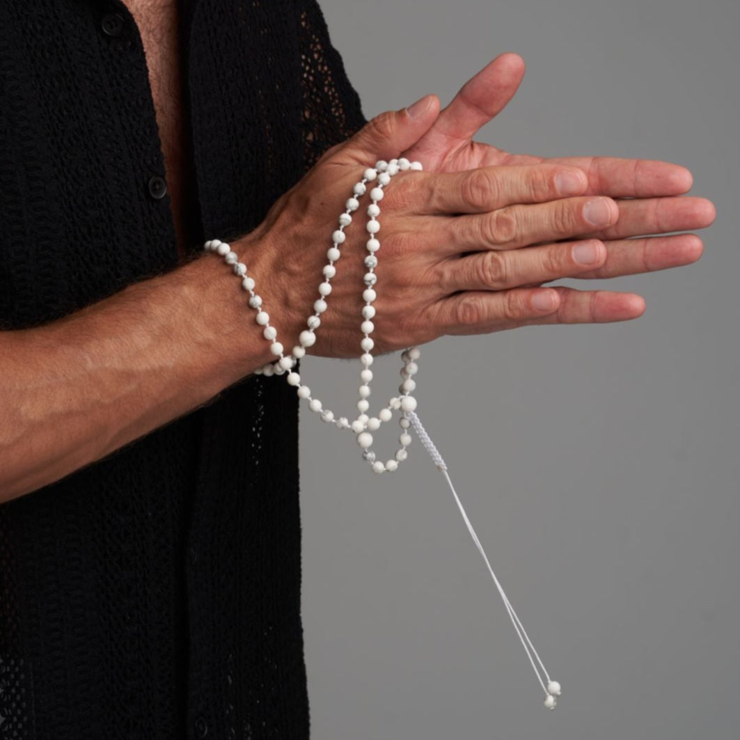 Tasbih Bracelet - Howlite - 99 Beads (6mm)
