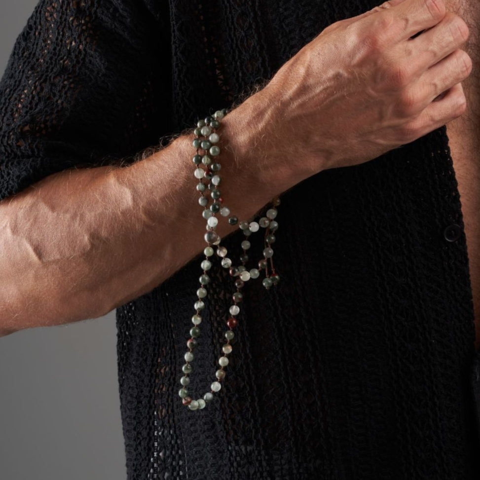 Tasbih Bracelet - Bloodstone - 99 Beads (6mm)