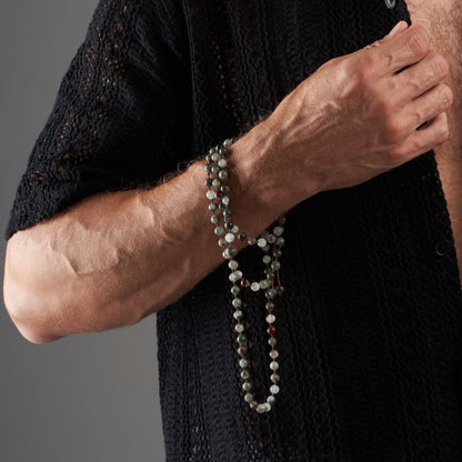 Tasbih Bracelet - Bloodstone - 99 Beads (6mm)