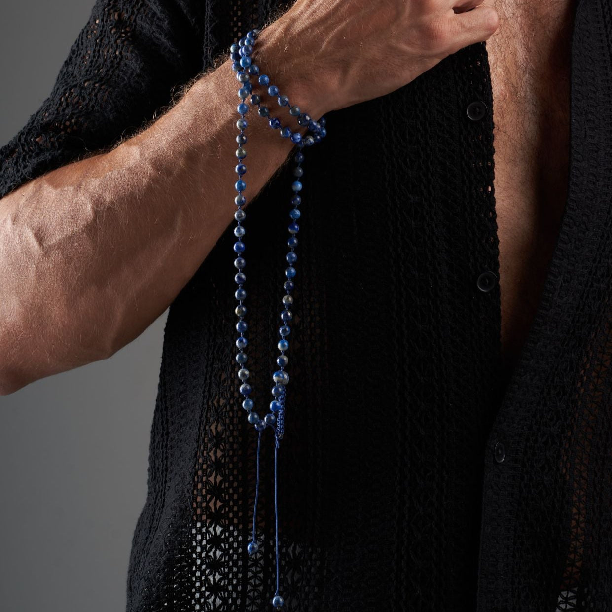 Tasbih Bracelet - lapis lazuli - 99 Beads(6 mm)