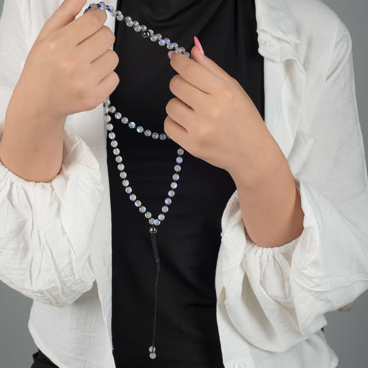 Tasbih Bracelet - Moonstone - 99 Beads (6mm)