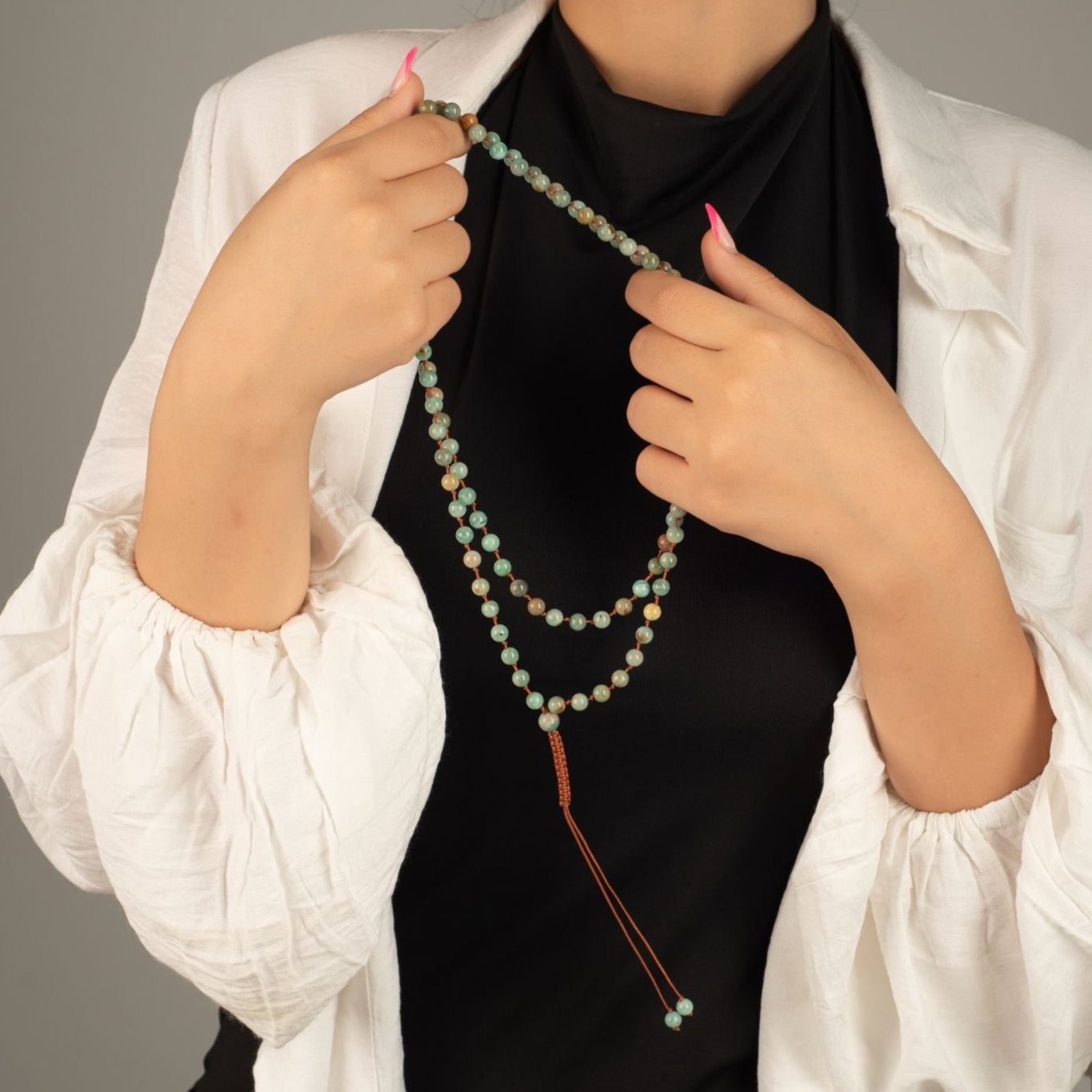 Tasbih Bracelet - Amazonite - 99 Beads (6mm)